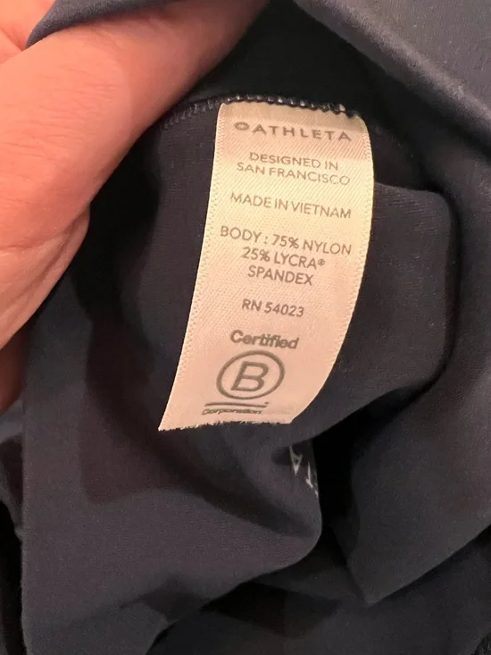 Athleta Salutation 7/8 Tight | Navy | XS - Picture 10 of 11